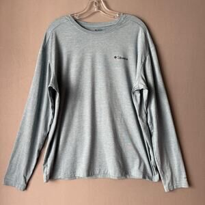Columbia sz L light‎ blue long sleeve shirt